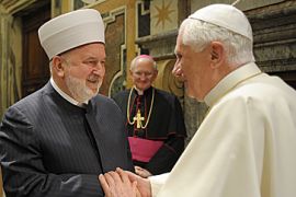 Pope Benedict and Mustafa Ceric