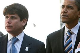 barack obama rod Blagojevich chicago illinois governor US president elect corruption claims