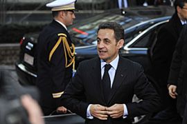 France''s President Nicolas Sarkozy, Brussels