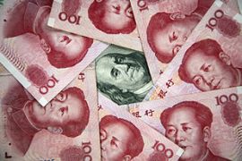 china yuan us dollar currency