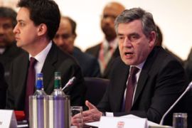 Gordon Brown at energy conference