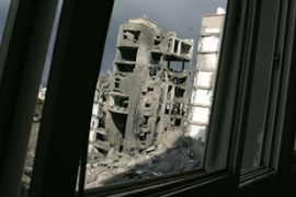 Destroyed building GAza Israeli bombardment