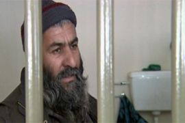 Afghans held at Policharkhi prison