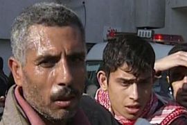 Screengrab - Palestinian father whose seven-month-old baby was killed - January 5, 2009