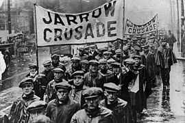 Jarrow Marchers, out of work special, unemploymant