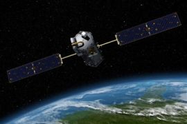 US - Undated artist image of NASA''s Orbiting Carbon Observatory (OCO) satellite