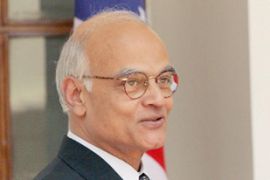 INDIA - Shiv Shankar Menon headshot, as India Foreign Secretary,