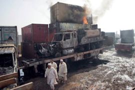 Pakistan Taliban attack on Nato supplies
