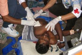 Boy injured in fighting in northern Sri Lanka