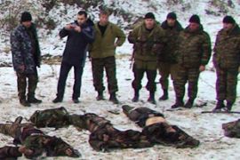 Dagestan troops bodies of separatists