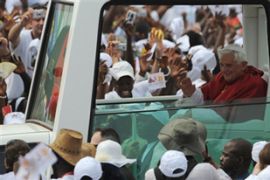 Pope Benedict in Angola
