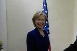 US seretary of state Hillary Clinton - Clinton skips Gaza on Mideast tour – 04 Mar 09