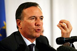 Italy''s Foreign Minister Franco Frattini