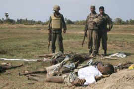 Tamil Tigers killed by Sri Lankan military