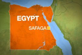 map of Egypt showing Safaga