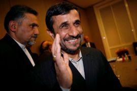 Mahmoud Ahmadinejad - Iranian president in Geneva