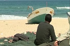 Fishermen in Gaza
