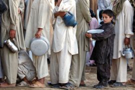 Swat residents in IDP camp