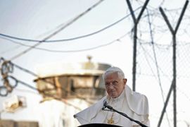 Pope visit to west bank