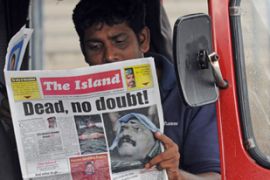 Sri Lanka Prabhakaran dead newspaper