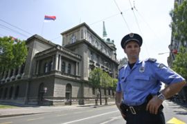 policeman serbia