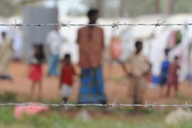 Sri Lanka civilians displaced camp