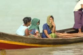 Myanmar cyclone survivors