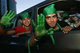 Mousavi supporters