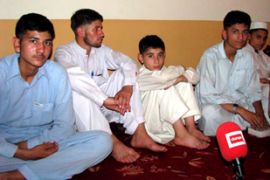 Pakistani cadents who escaped abduction