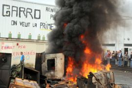 French France factory strike blow up threat
