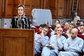 Clotilde Reiss on trial in Iran