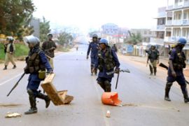 uganda riot police