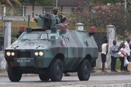 Gabon second day violence