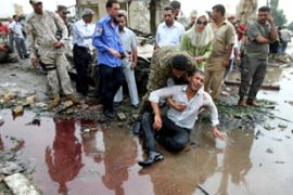 Wounded after Iraq blast Baghdad