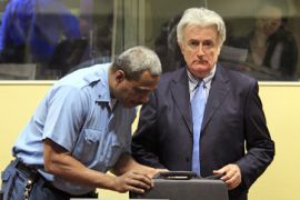 former Bosnian Serb leader Radovan Karadzic
