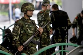 security forces in urumqi