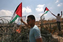 Palestinian activists Bilin