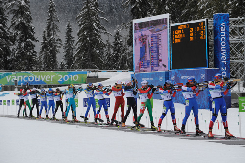 Ladies Biathlon - Winter Olympics 2010