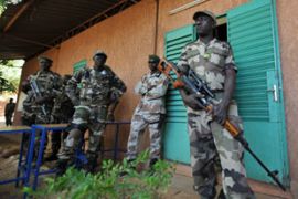 Niger troops after military coup