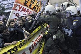 greece debt crisis protests