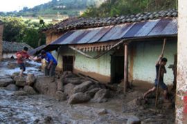 Peru village destroyed by landslide