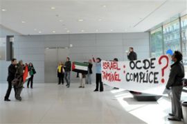 OECD protesters
