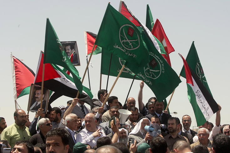 Protests in Jordan against the attack on the freedom flotilla