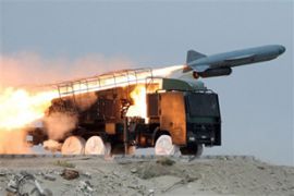 Iran missile launch near Hormuz