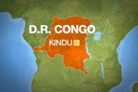 DR Congo map (Kindu)