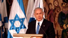 Israeli Prime Minister Benjamin Netanyahu in the Knesset