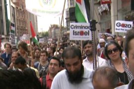 London gaza protest