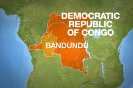 DR Congo map - Bandundu province