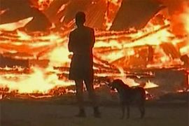 russia raging wildfires youtube - video still - bhanu batnager pkg