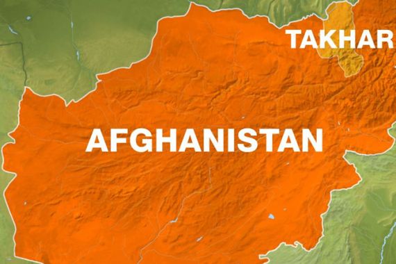 Afghan Takhar map
